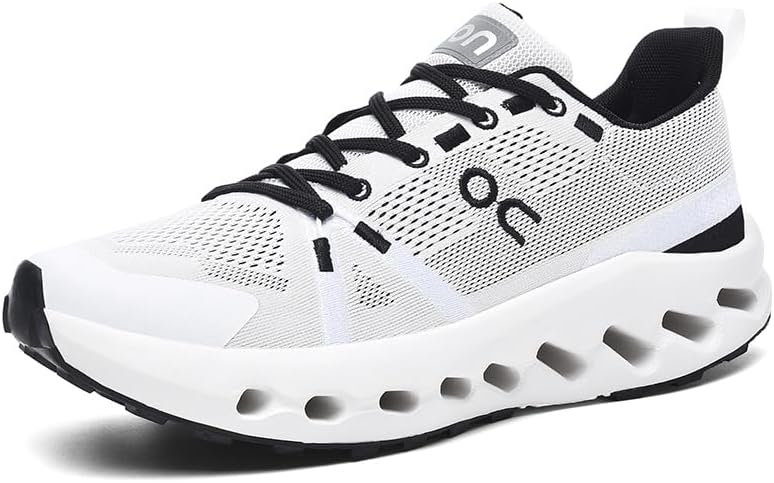 

Мужские кроссовки для бега, противоскользящие, дышащие, легкие, модные, спортивные, для ходьбы, тренажерного зала и работы Tideleap, La-white