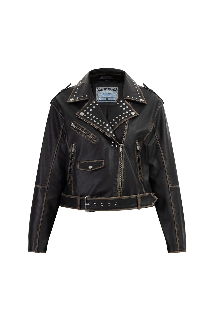 

Кожаная куртка DreiMaster Vintage Between-Season Jacket, черный