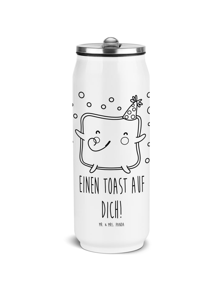 

Mr. & Mrs. Panda Бутылка для напитков White Toast Party с надписью