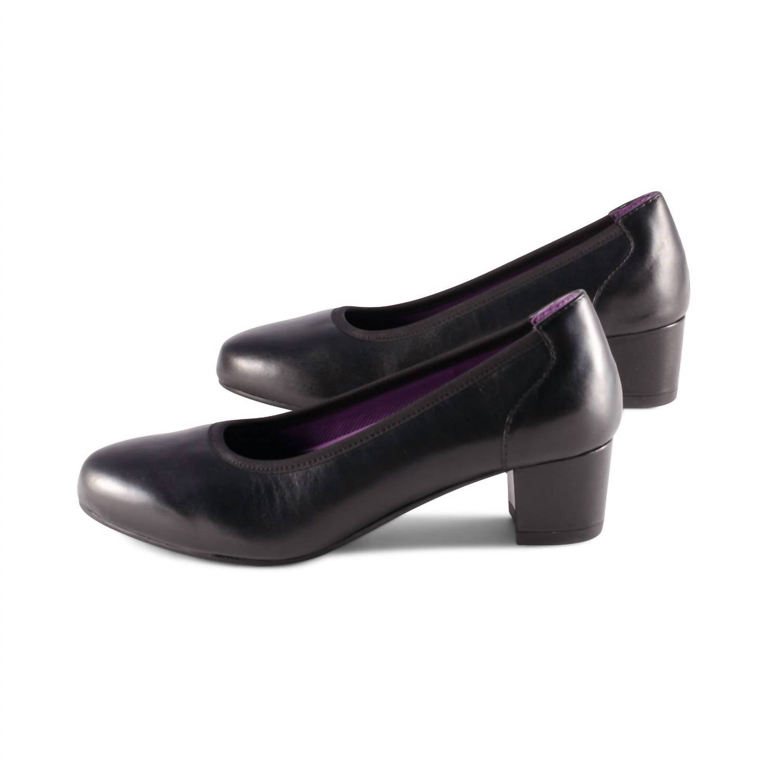 Женские туфли Simona Leather Pump черного цвета David Tate — фото 2