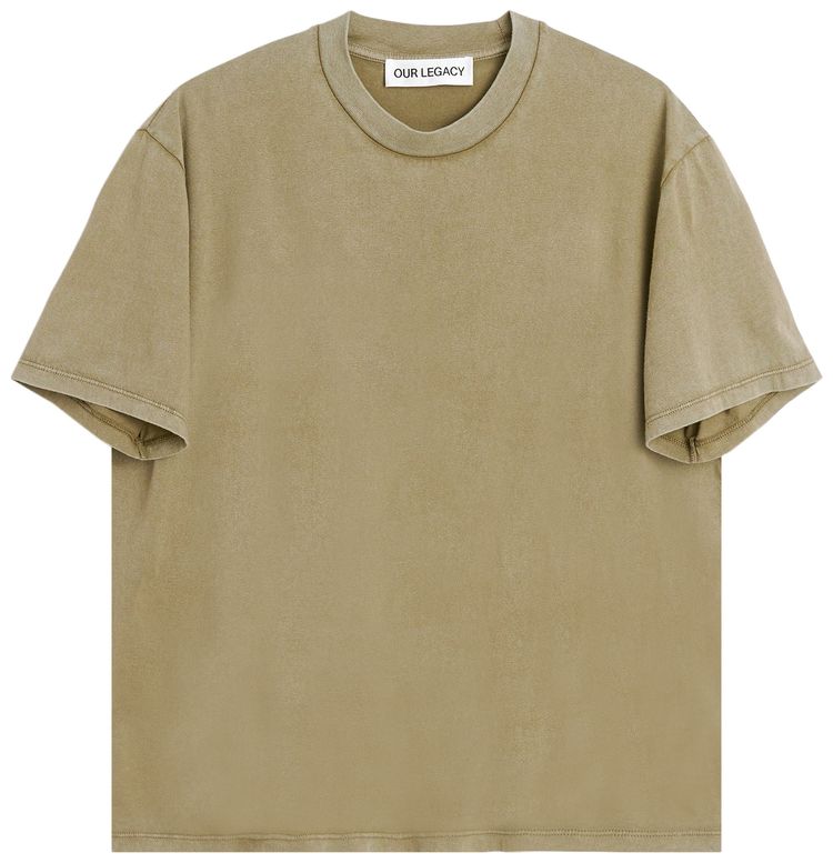 

Футболка Our Legacy Box T-Shirt 'Cavalry Olive', зеленый