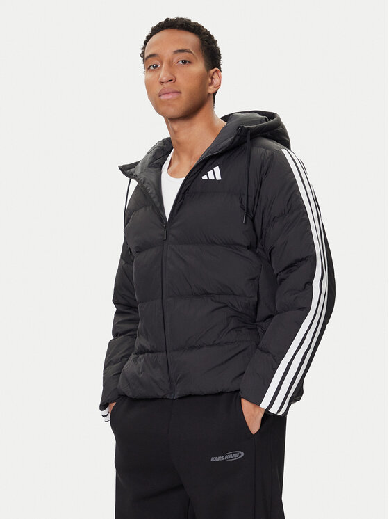 

Пуховик regular fit Essentials Climawarm 3-Stripes JM4165 Adidas, черный