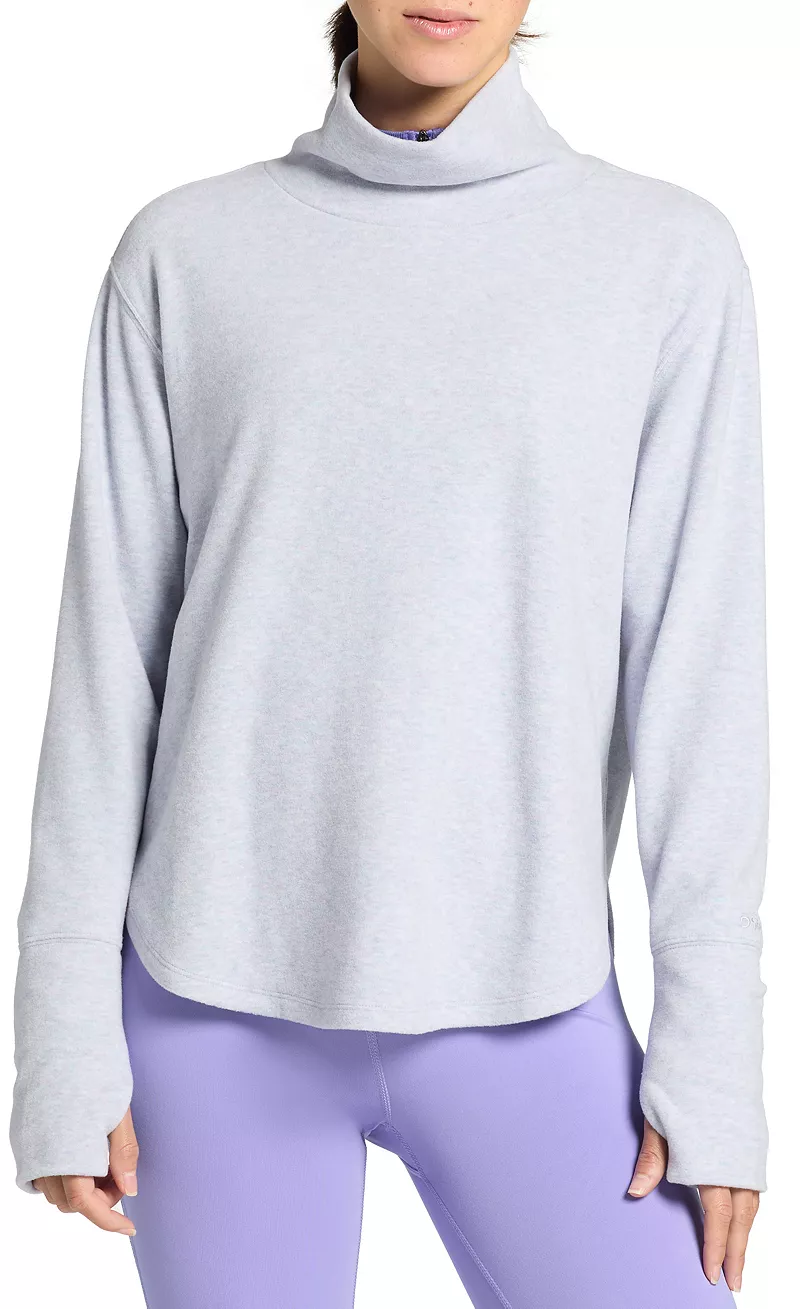 

Женский свитшот с воротником из плюша DSG, цвет Purple Quartz Heather