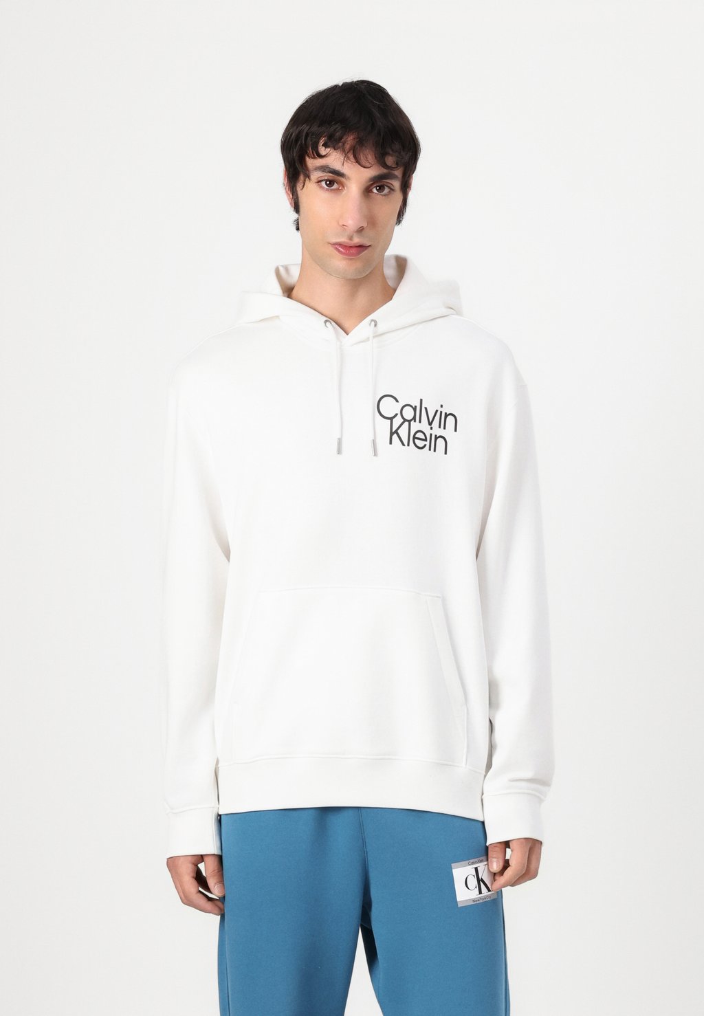 

Толстовка с капюшоном UNISEX - Sweatshirt Calvin Klein, белый