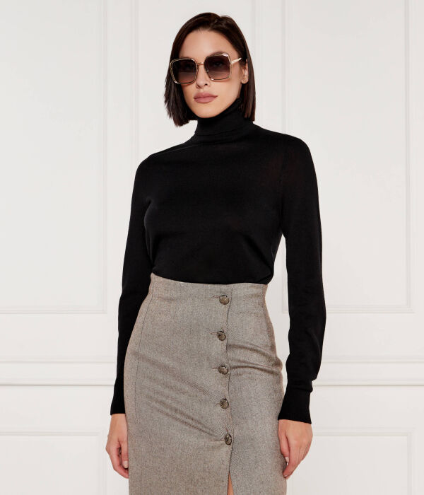 

Свитер шерстяной Calvin Klein Regular Fit, черный