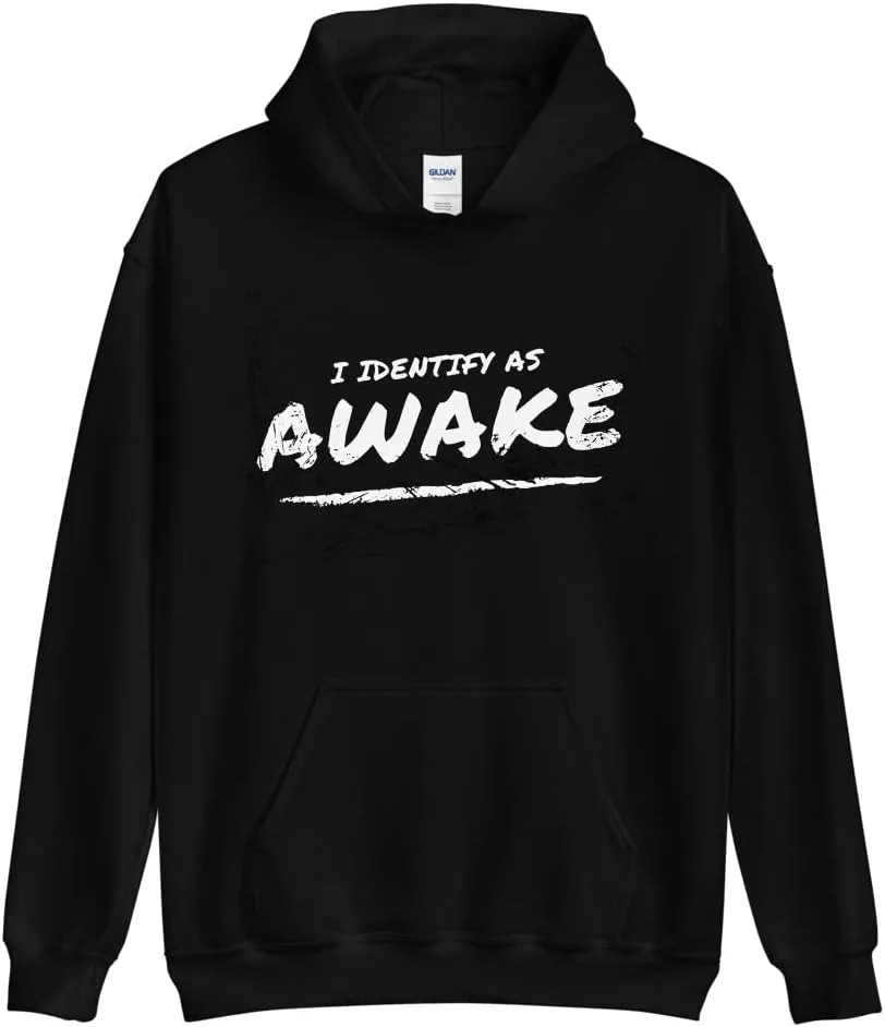 Толстовка Awake I identify As Awake Generic, черный