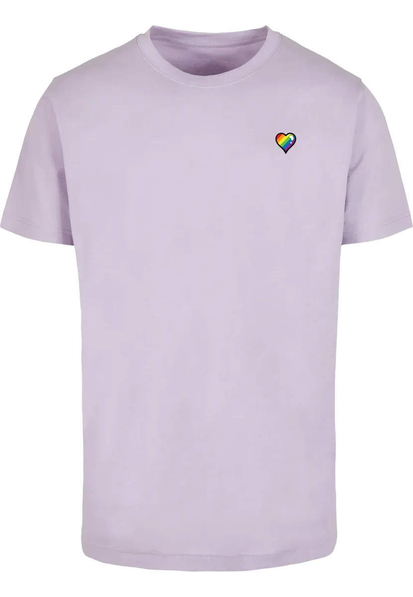 

Футболка Mister Tee "Mister Tee Glossy Heart Pride Tee" Mistertee, цвет Lilac