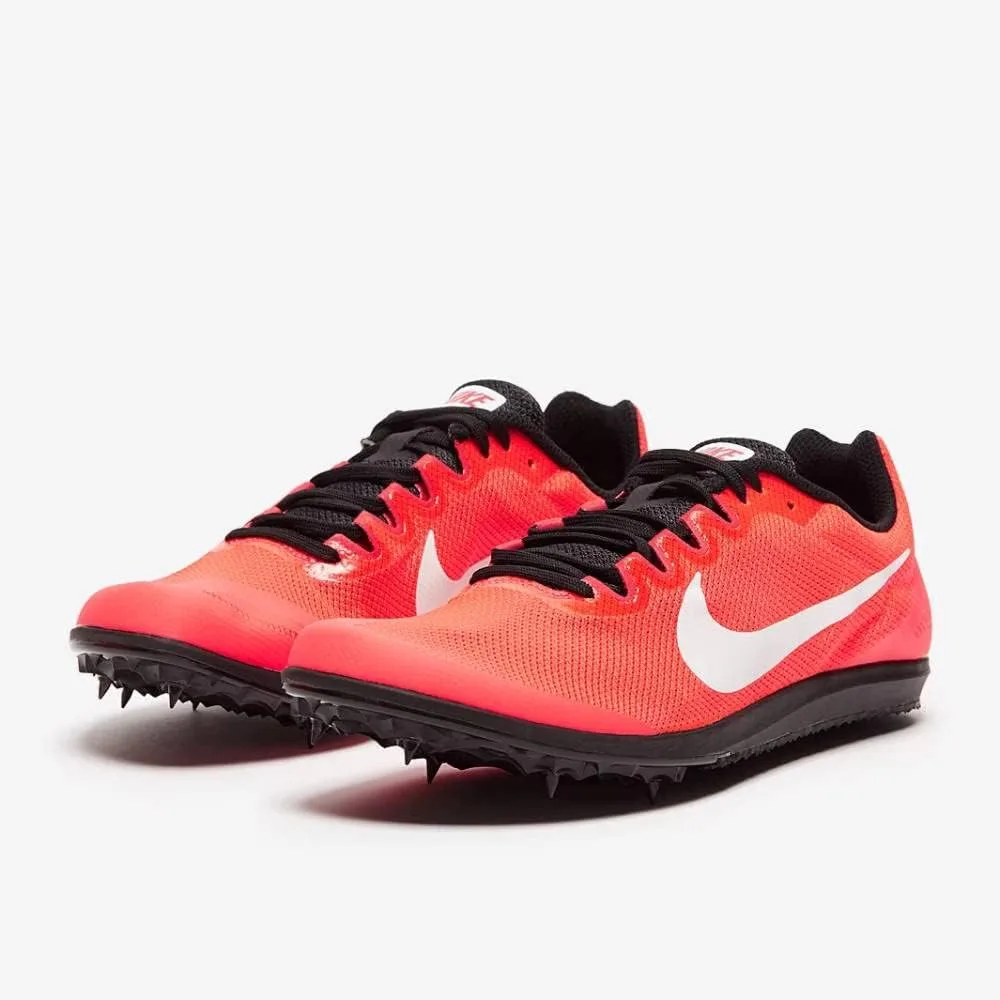 Кроссовки Nike Unisex 907566-604 для бега, белый/черный/красный/малиновый — фото 4