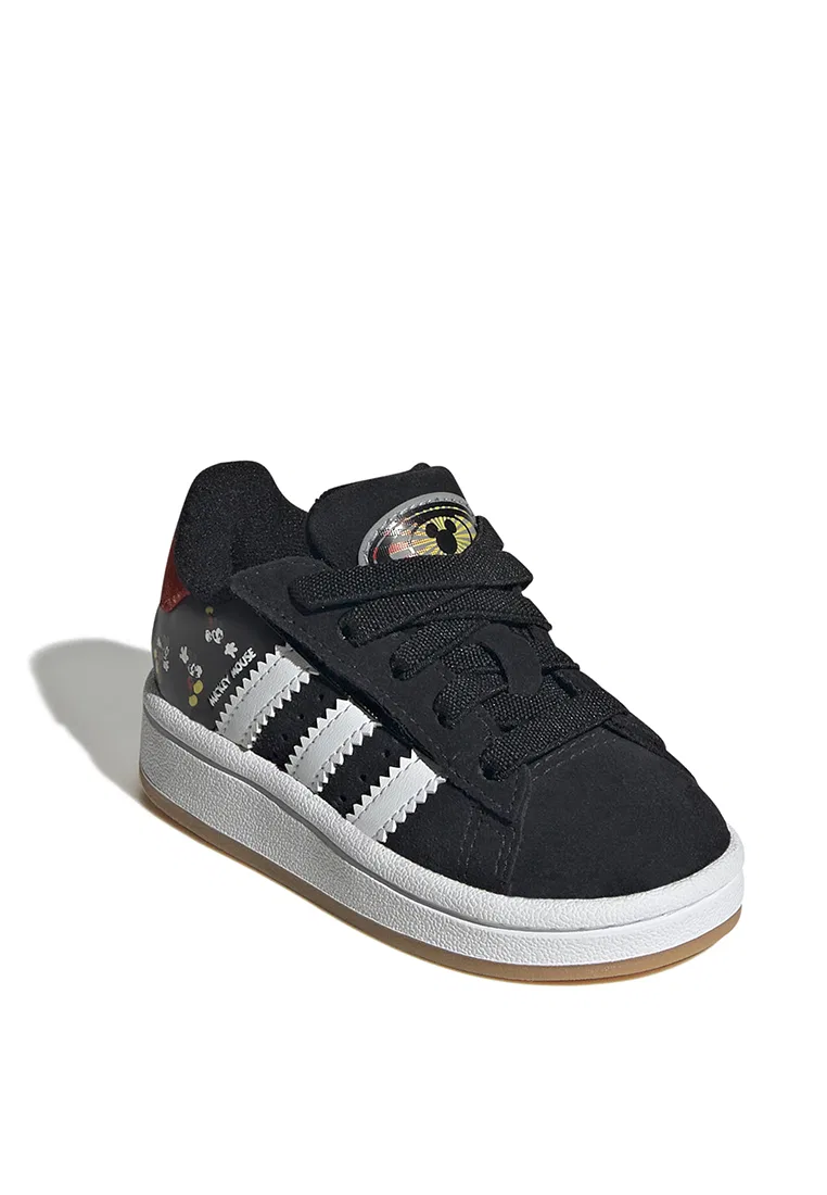 Кроссовки детские, с подсветкой и эластичной шнуровкой, Adidas x Disney Mickey Mouse Campus 00s, белые — фото 2
