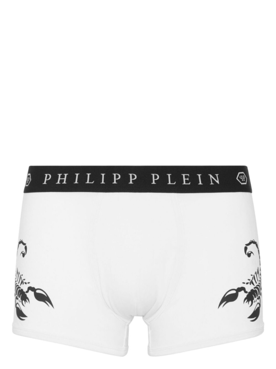 

Philipp Plein боксеры с принтом Scorpion, белый