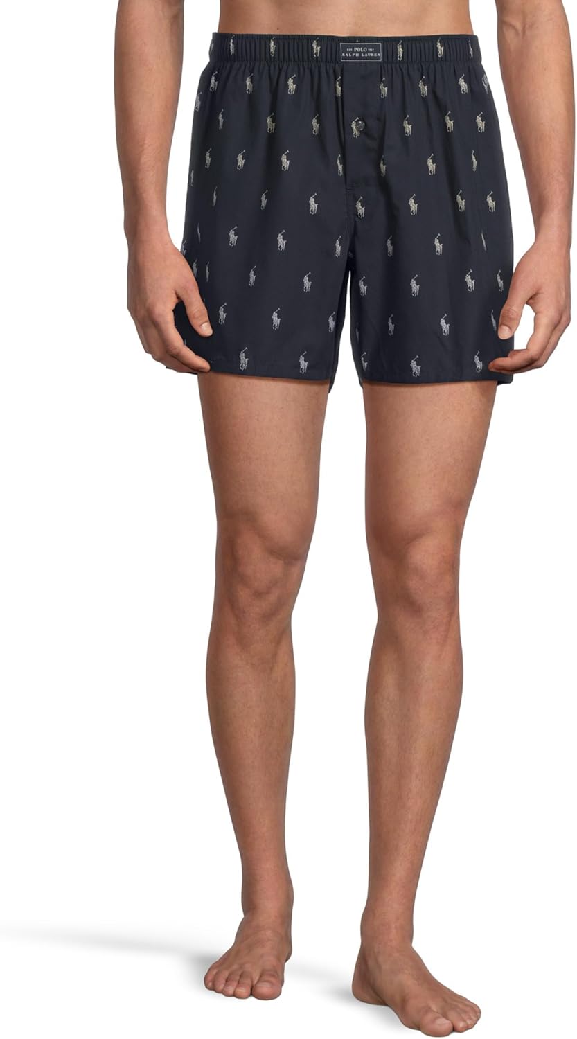 

Polo Ralph Lauren Мужские боксеры All Over Pony Player Woven, Navy/Cream