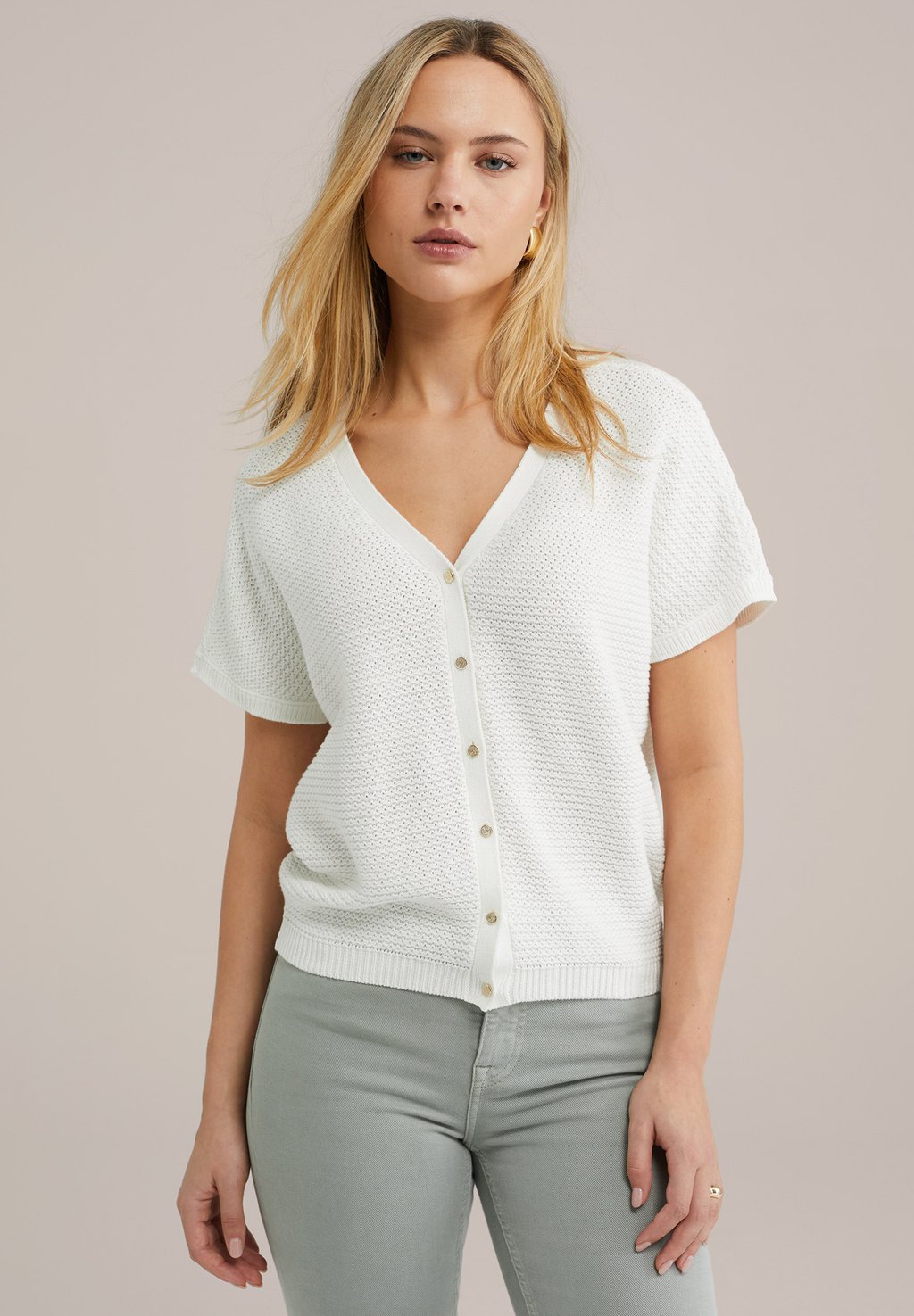 

Кардиган WE Fashion, белый