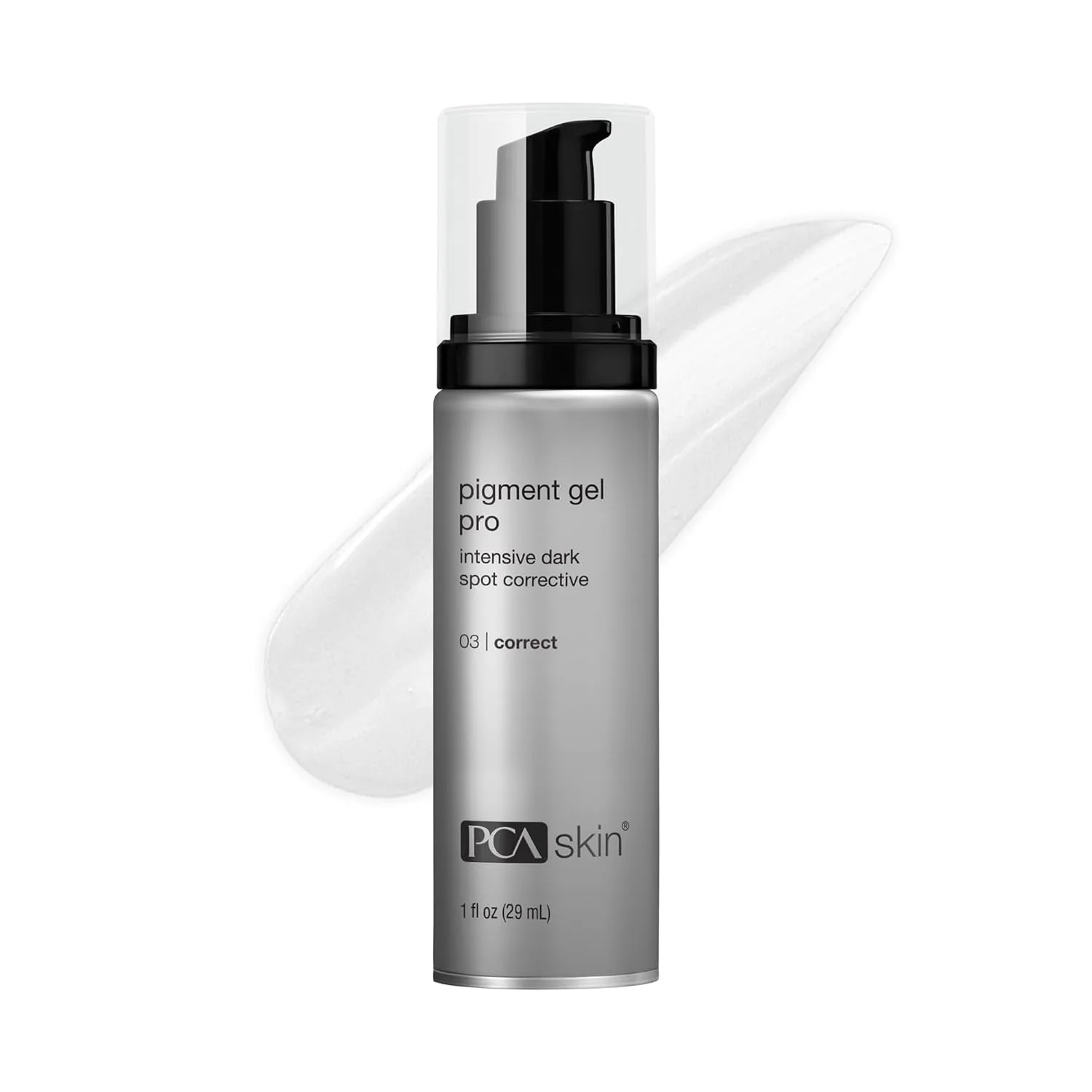PCA SKIN Pigment Gel Pro Dark Spot Corrector, осветляющая сыворотка от пигментных пятен, помогает уменьшить видимые коричневые пятна, эффективна для всех типов и оттенков кожи. 29,6 мл (1 шт.)