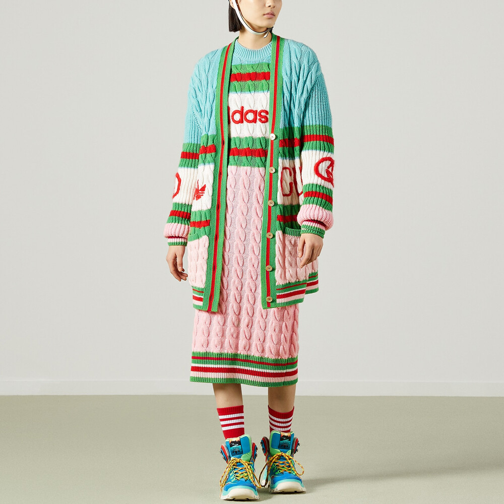 Платье Adidas X Gucci, розовый — фото 4
