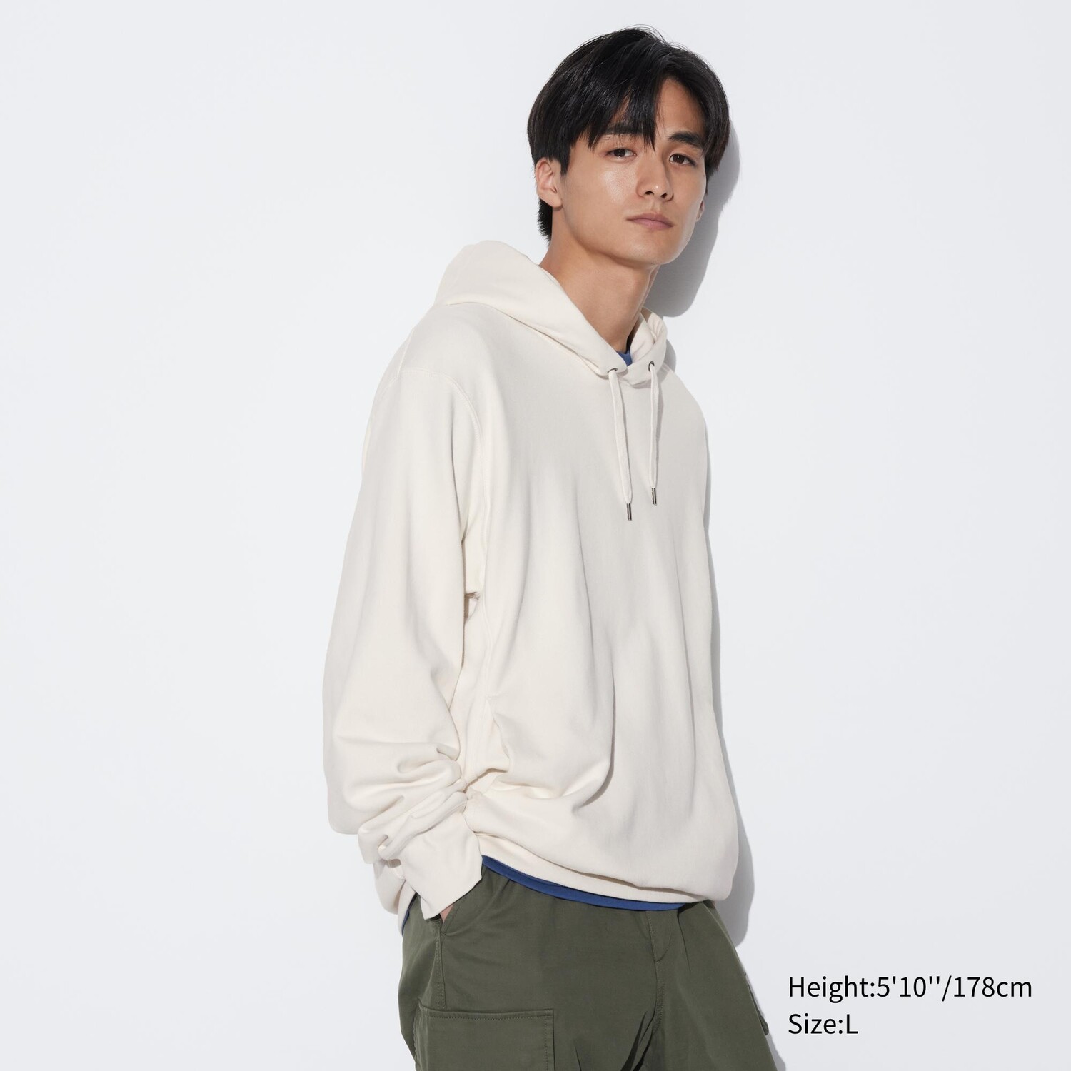 

Толстовка Uniqlo Sweat с длинными рукавами, молочный