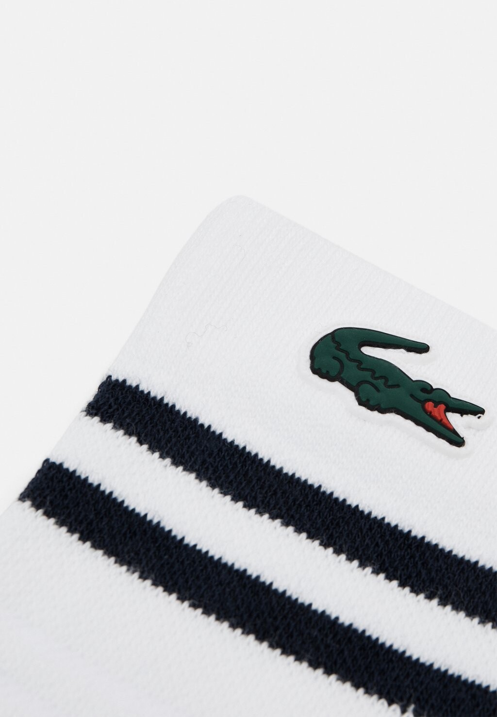 Спортивные носки Active Training Socks Lacoste, цвет white/navy blue — фото 2