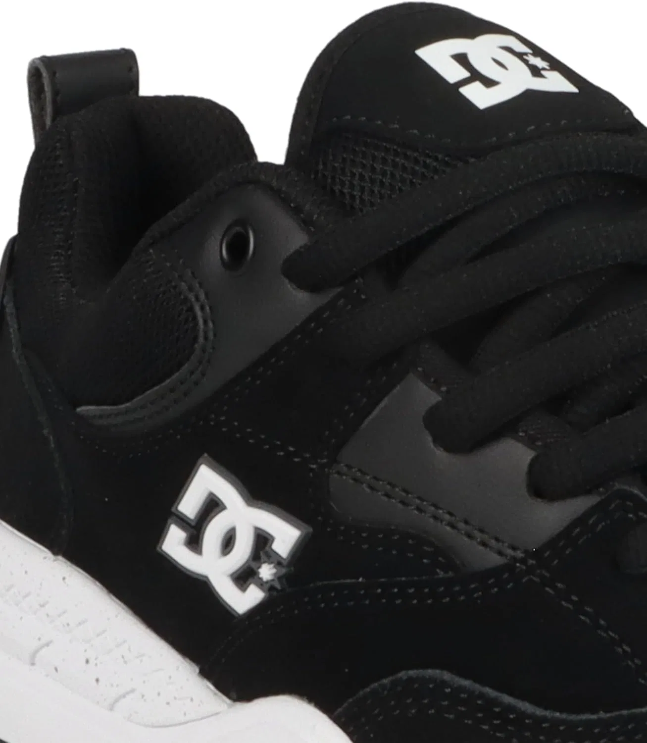 Мужские скейтбордические кроссовки DC Shoes Ascend, Black Black White — фото 2