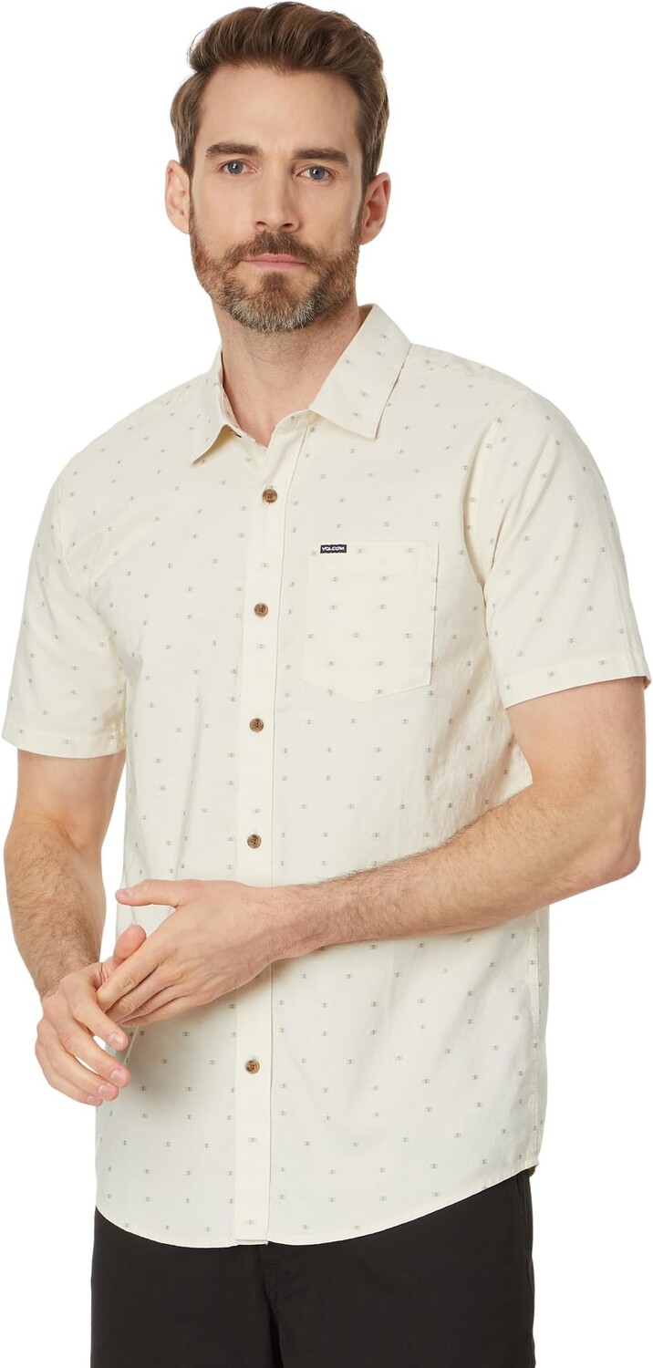 

Рубашка Volcom Crownstone Short Sleeve Woven, цвет Off-White