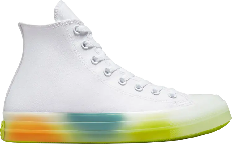 

Кроссовки Chuck Taylor All Star CX High 'Spray Paint - White', белый