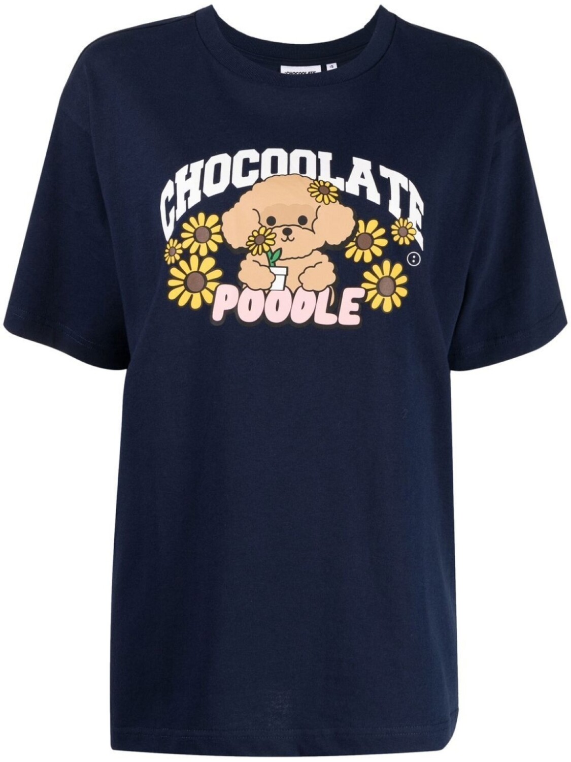 

Chocoolate футболка с принтом Chocoolate Poodle, синий