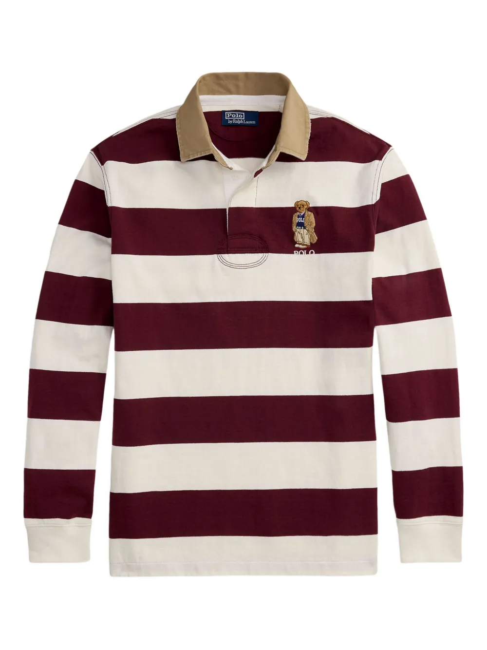 

Рубашка-регби в полоску POLO RALPH LAUREN, красный
