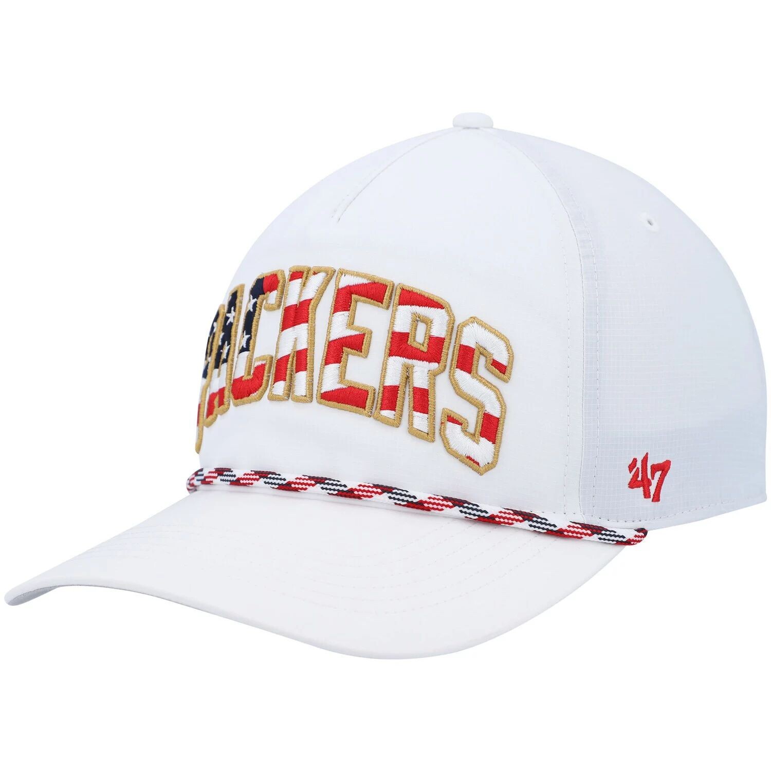 

Мужская регулируемая шляпа '47 Green Bay Packers Hitch Stars and Stripes Trucker