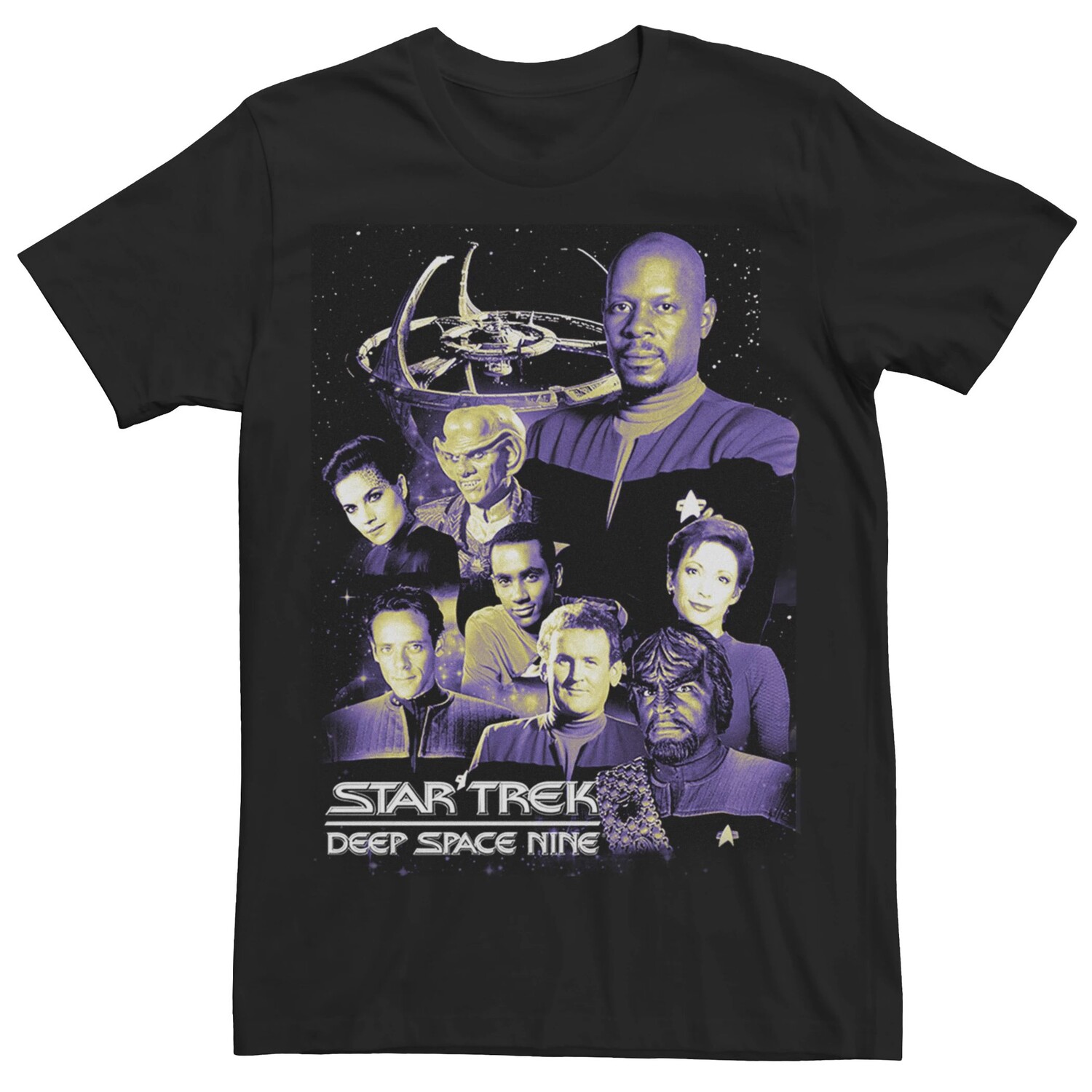 

Мужская футболка с рисунком Star Trek Deep Space Nine Team Licensed Character