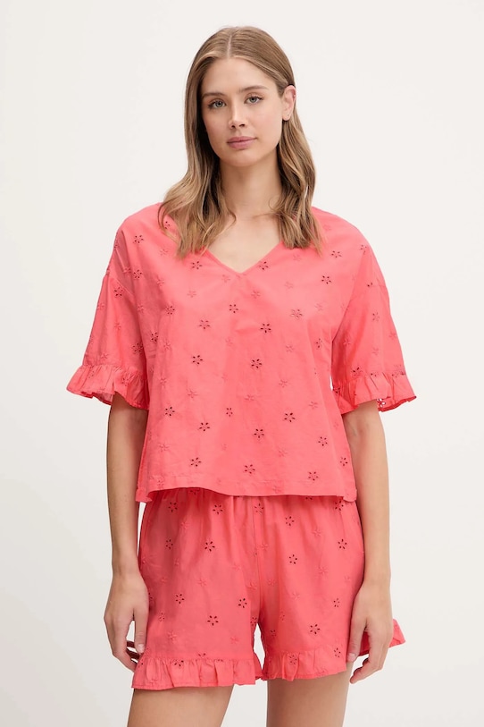 

Хлопковая пижама United Colors Of Benetton, розовый