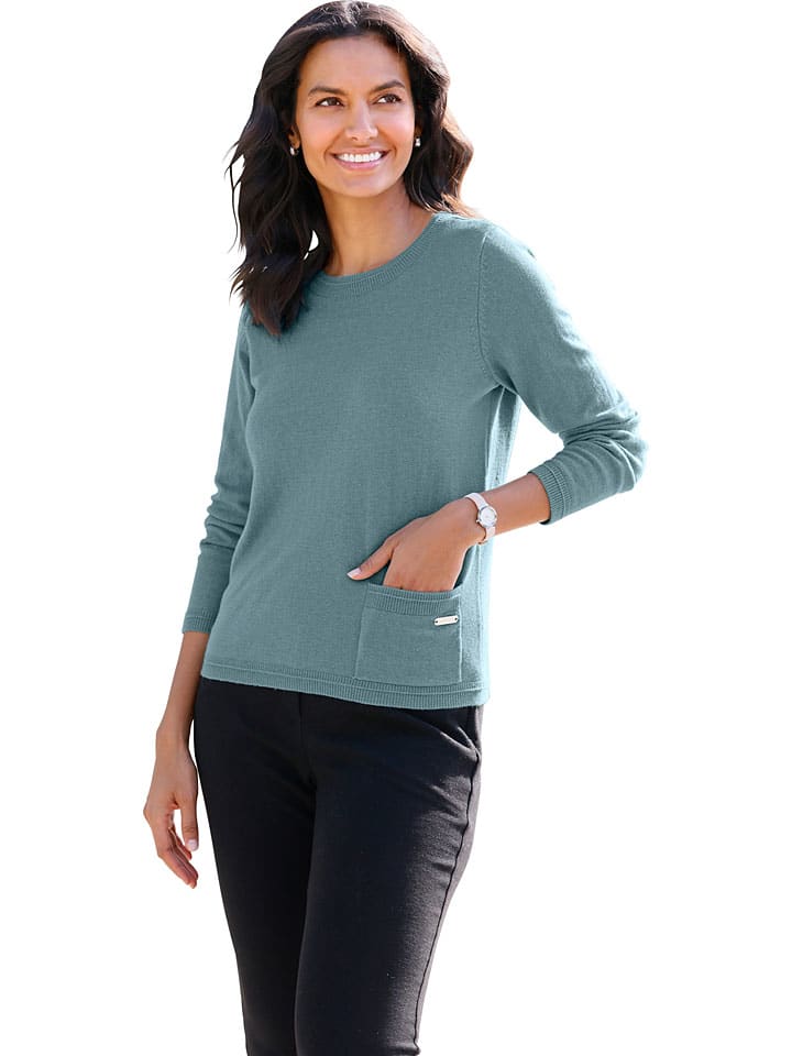 

WITT WEIDEN Шерстяной свитер синего цвета