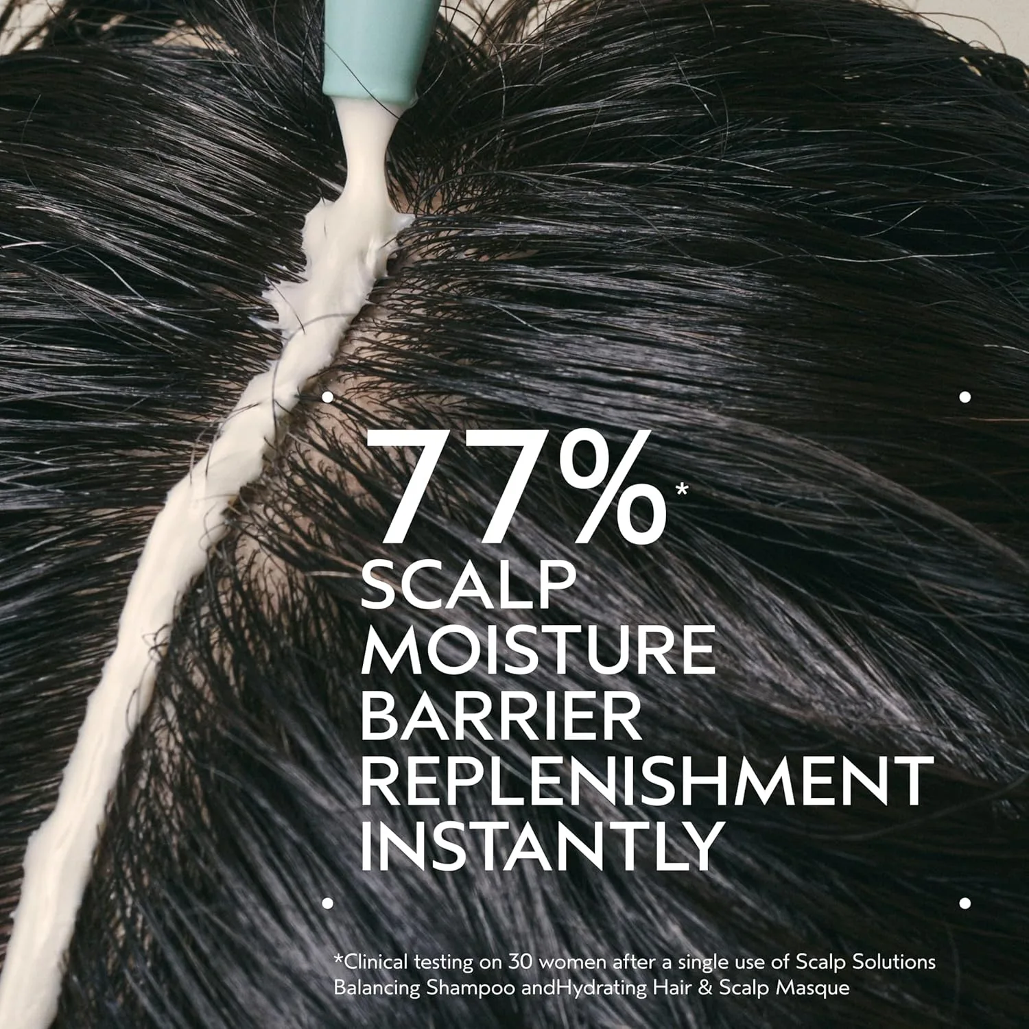Aveda Scalp Solutions увлажняющая маска для кожи головы и волос, 77% восстановление влагозащитного барьера кожи головы мгновенно*, для всех типов волос, Vegan Squalane, без силиконов, 97% натуральных ингредиентов*, 148 мл — фото 2