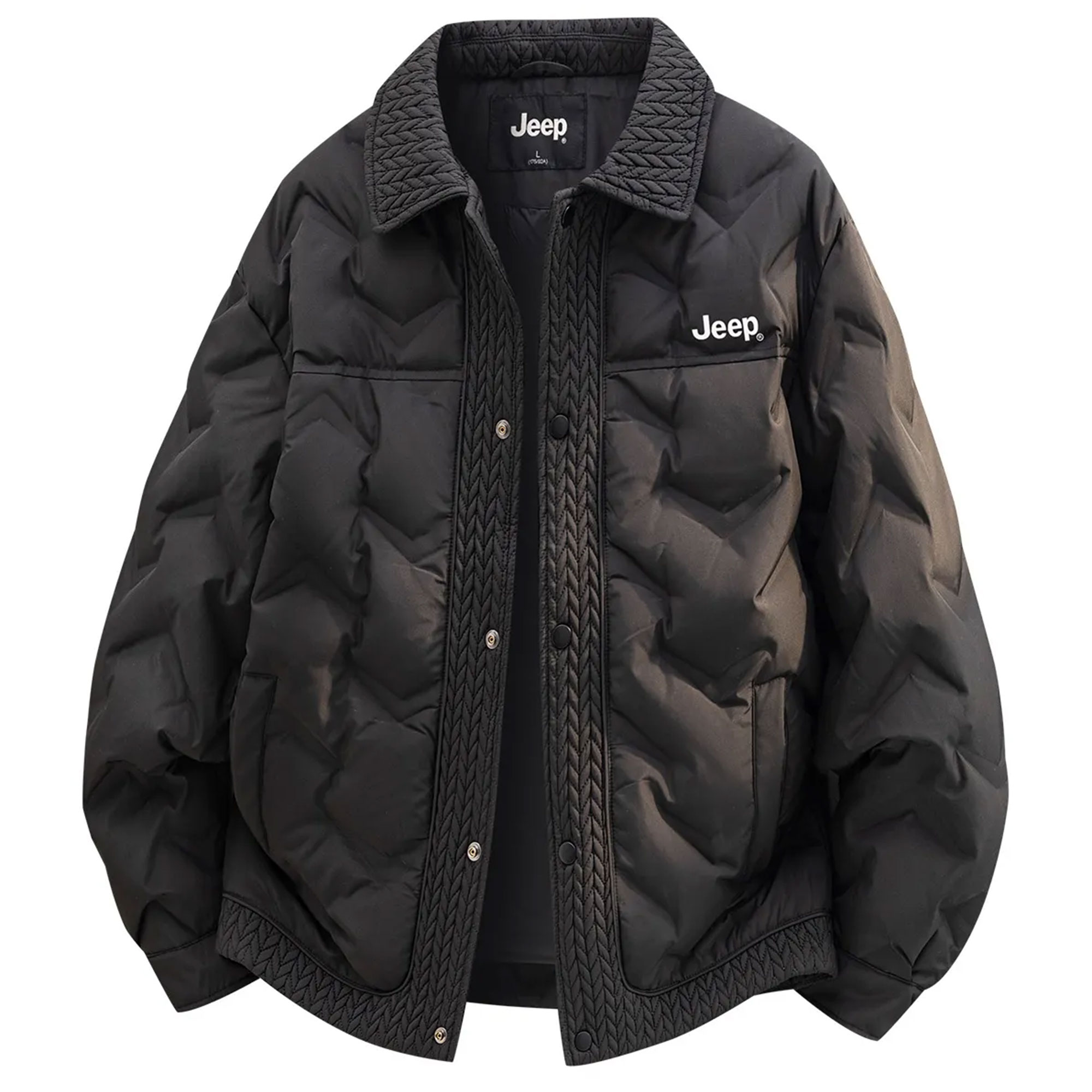 

Jeep Пуховик Unisex Black Lapel Moderate