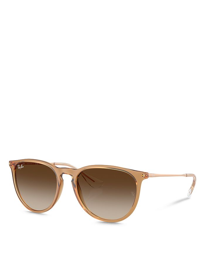 

Круглые солнцезащитные очки, 54 мм Ray-Ban, коричневый/бежевый