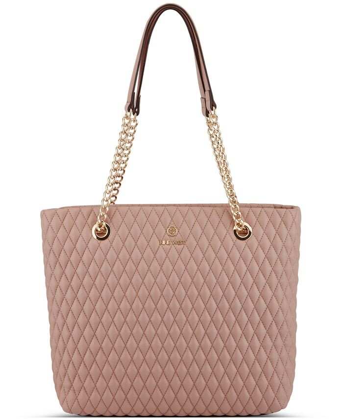 

Маленькая сумка-тоут Caelia Nine West, розовый