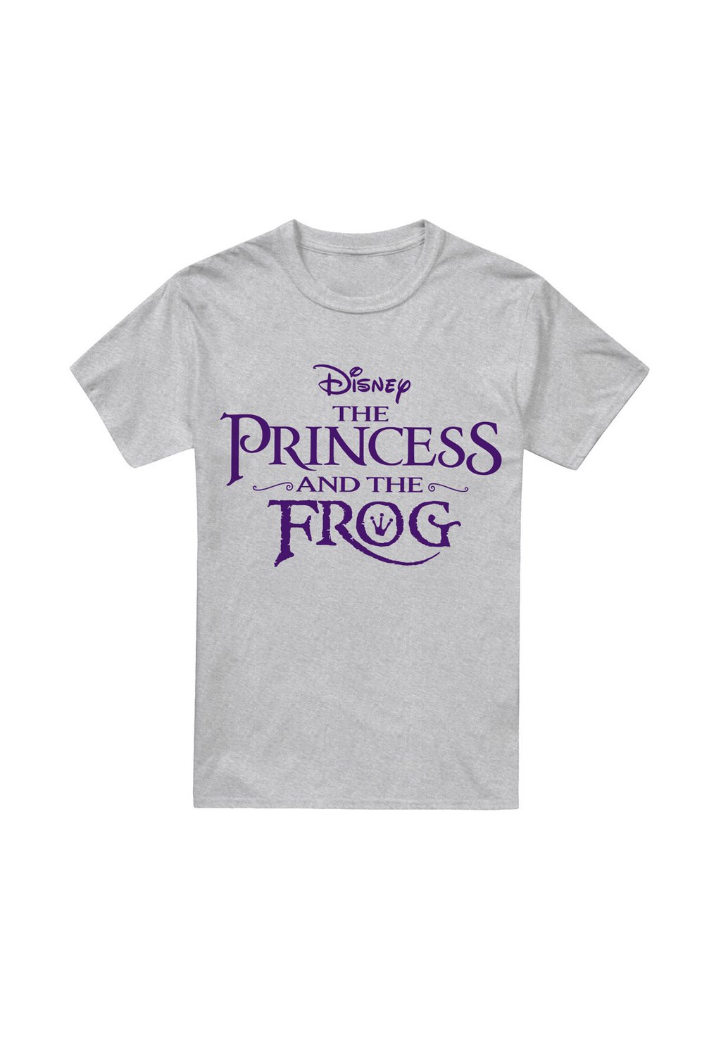 

Футболка с принтом THE PRINCESS AND THE FROG LOGO Disney, серый