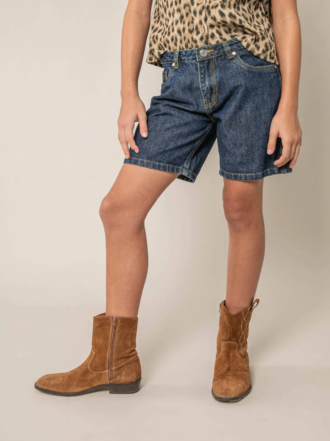 Джинсы Deeluxe Wide leg Jeans Martha синего цвета — фото 3