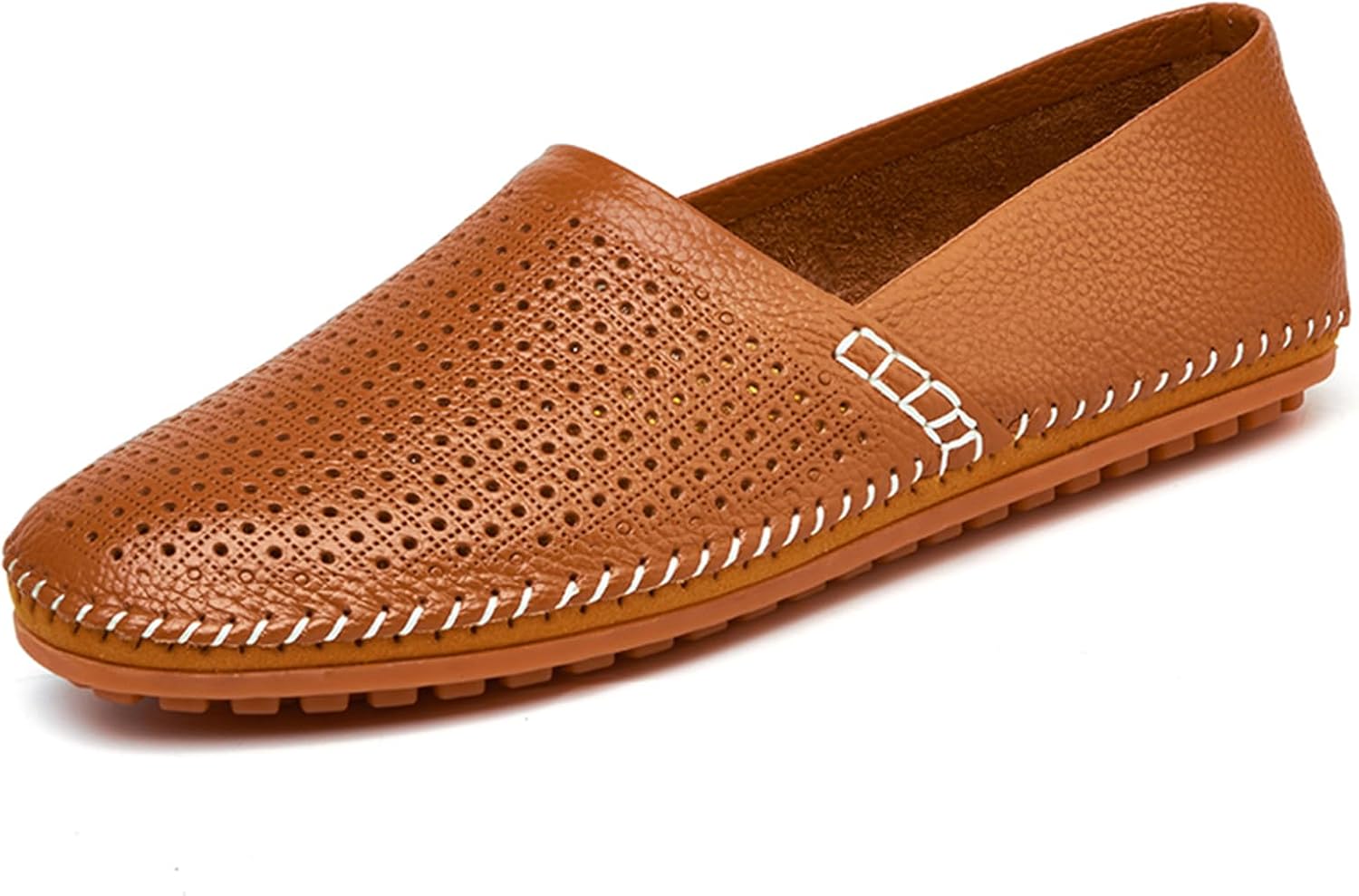 

Мужские лоферы Abborora, повседневные слипоны, мягкие пенни-лоферы для мужчин, легкие дышащие обувь и прогулок на лодке, коричневый