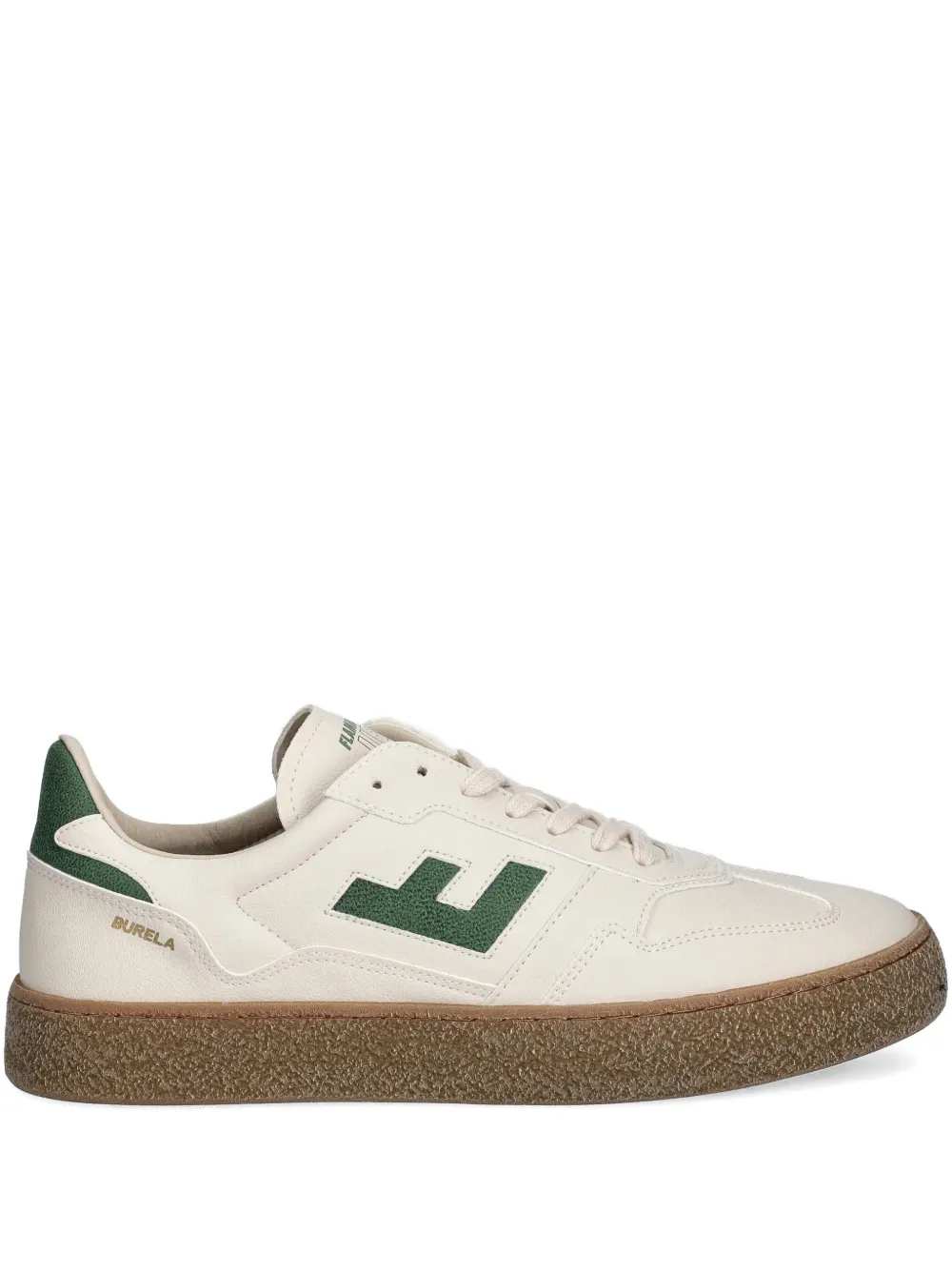 

Кроссовки Burela с эффектной нашивкой-логотипом Flamingos, белый