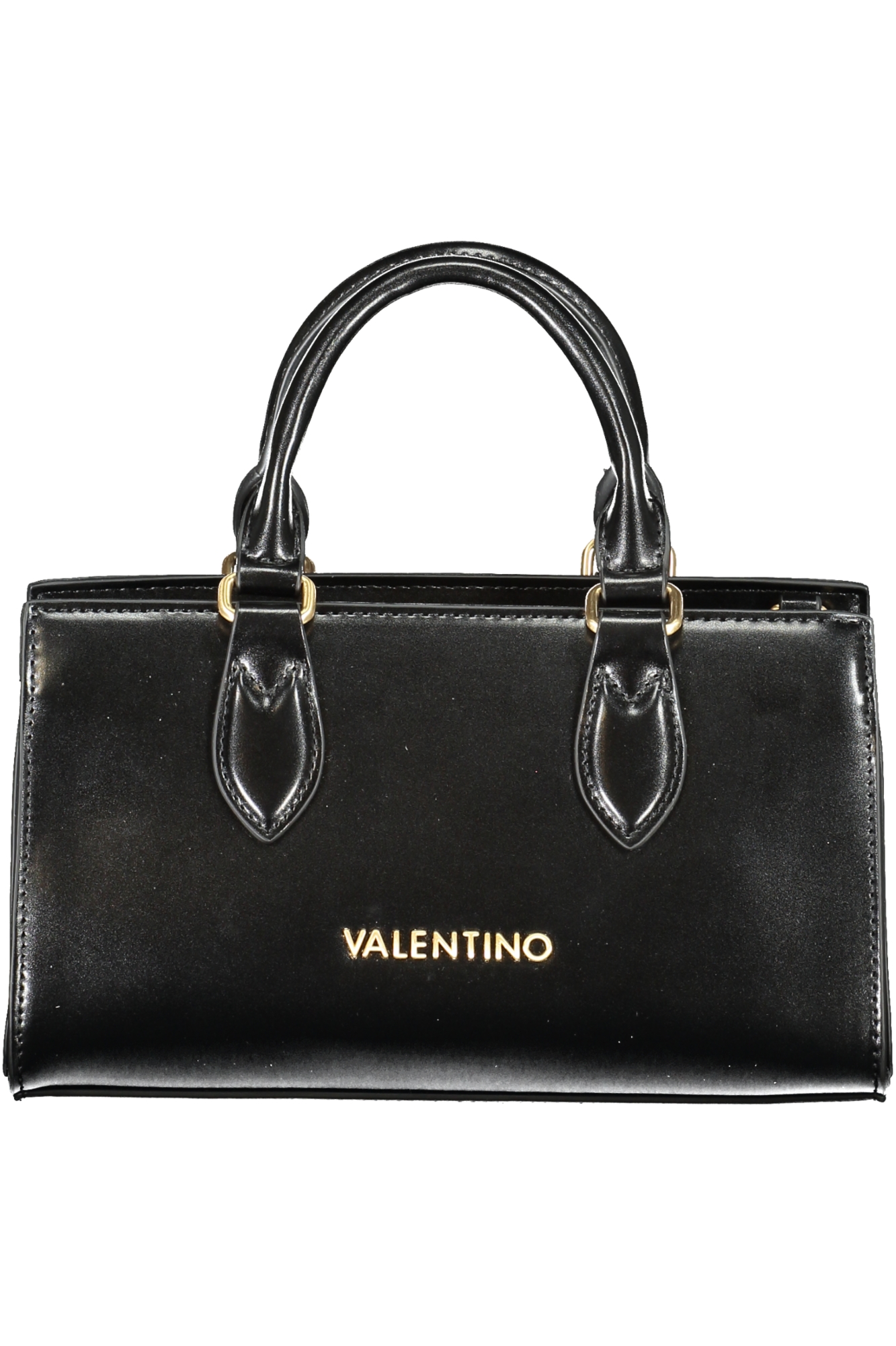 

Сумка женская Valentino с двумя ручками, черный / золотой