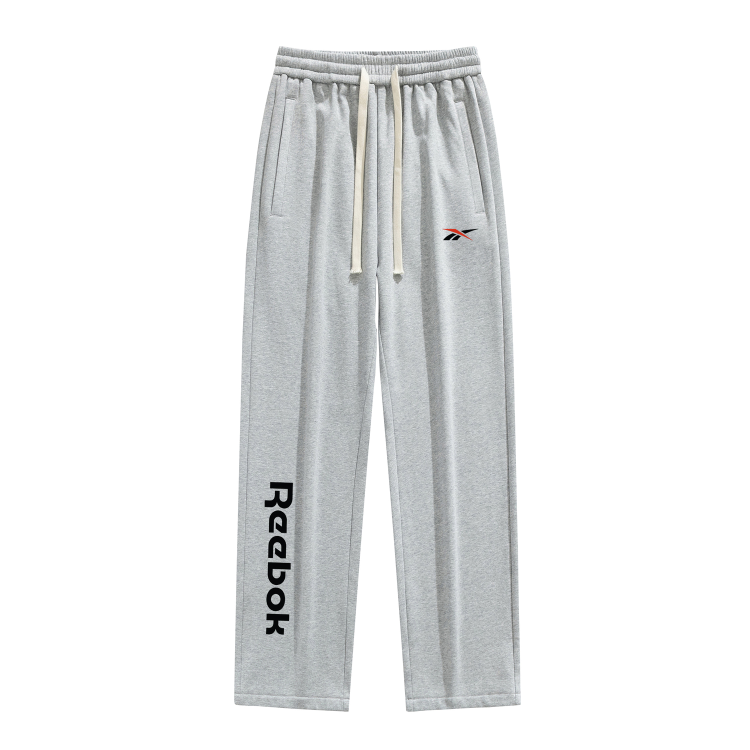 

Повседневные брюки Unisex Moderate Wide Leg Reebok, светло-серый