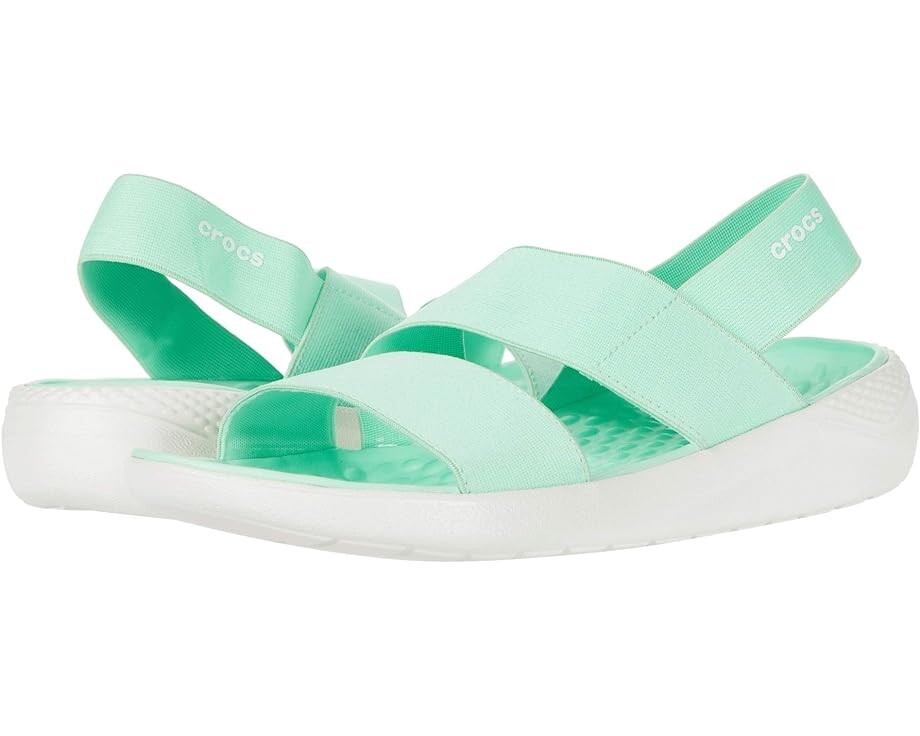

Сандалии Crocs LiteRide Stretch Sandal, цвет Neo Mint/Almost White