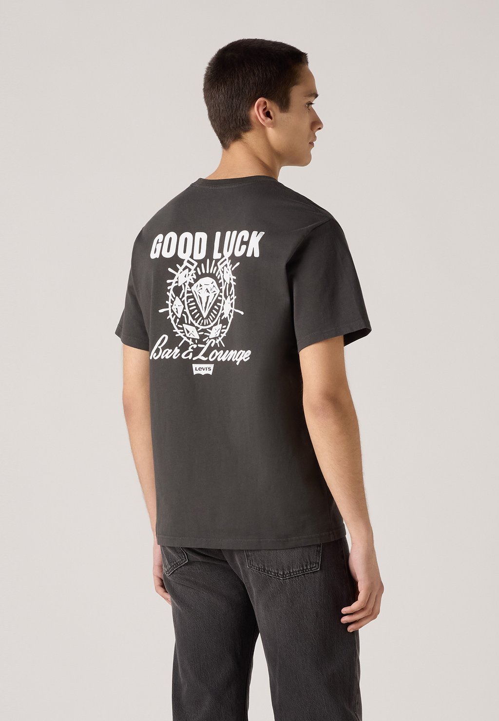 

Футболка с принтом RELAXED FIT TEE Levi's, черный