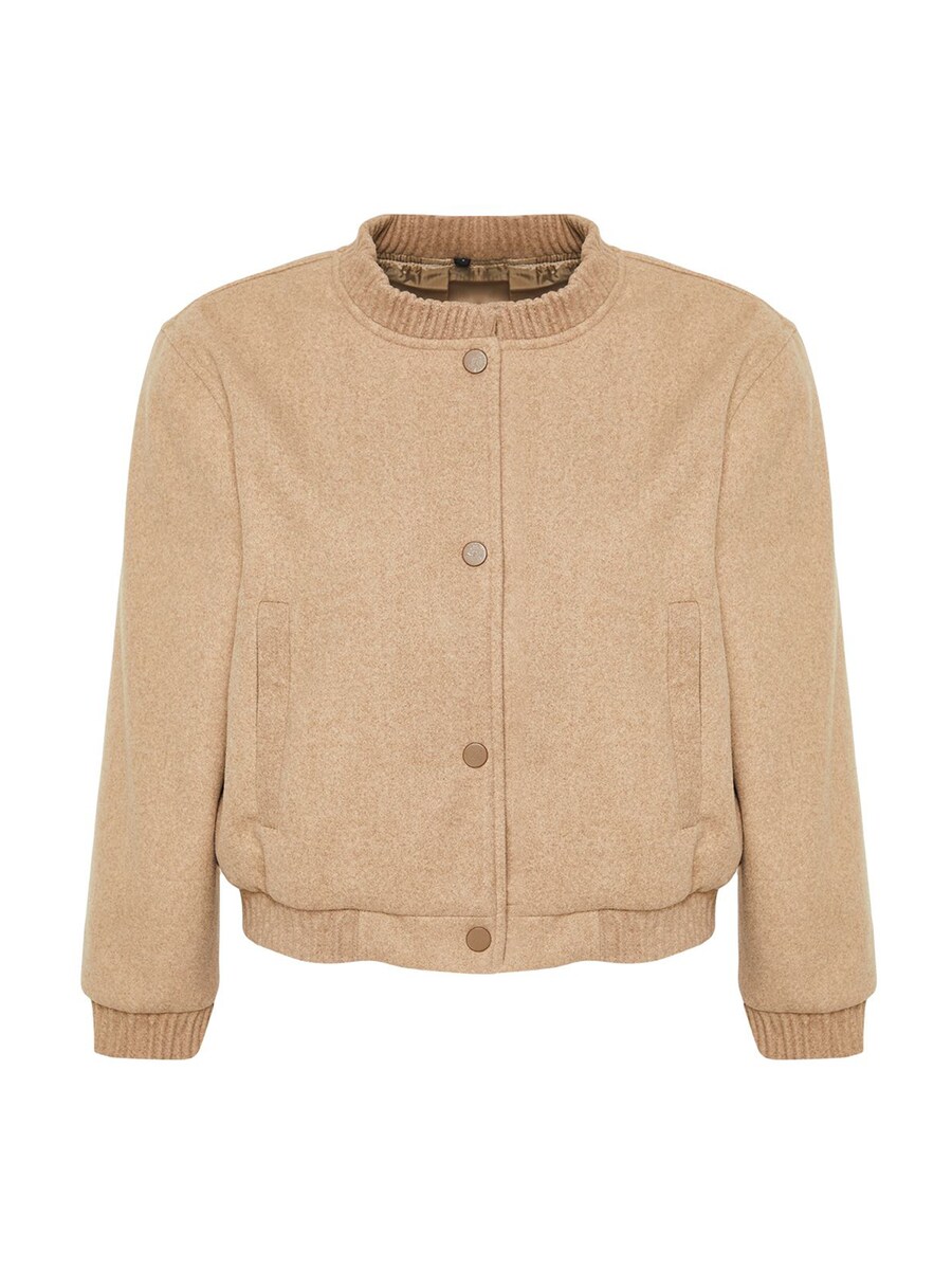 

Межсезонная куртка Trendyol, цвет mottled beige