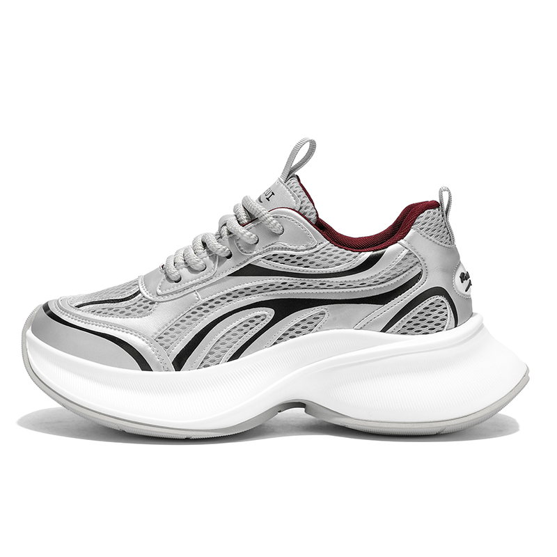

Кроссовки Shock Absorbers Abrasion Resistant Rebound Thermal Support Low Top Kids Lifestyle Shoes Teenagers PROTECTCAMEL, серый