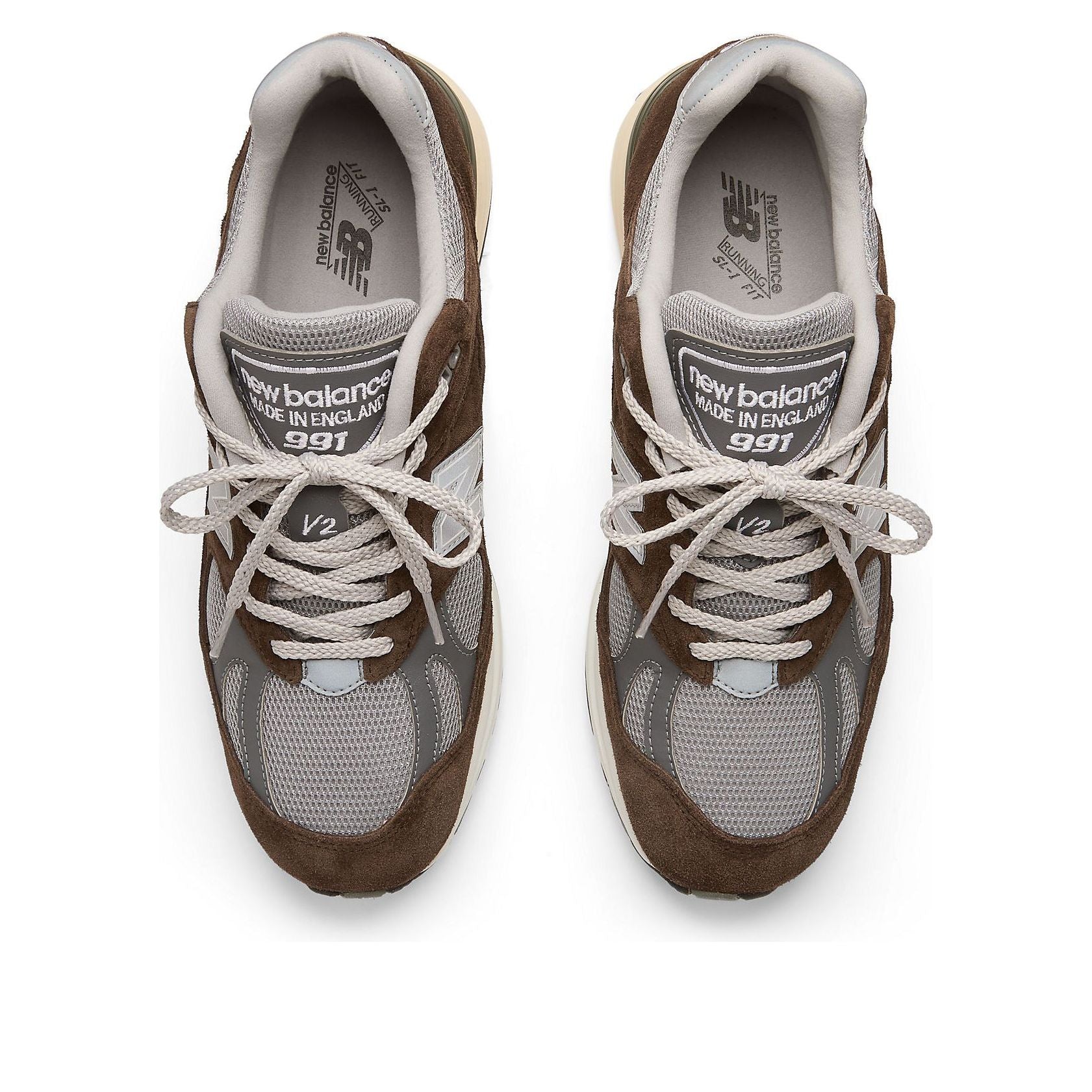 Кроссовки New Balance 991v2 Made in UK 'Slate Black Alloy Smoked Pearl' — фото 3