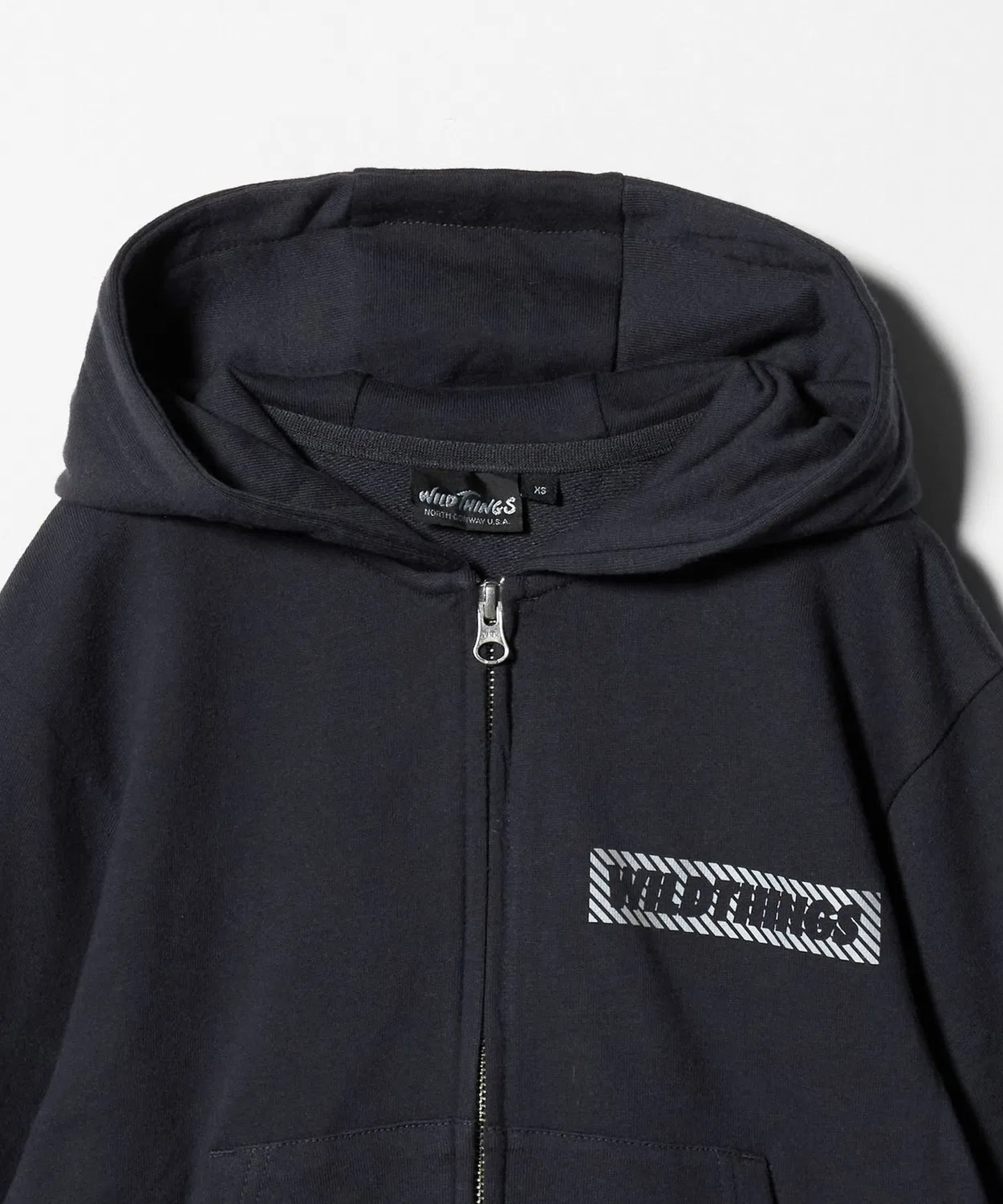 Детская парка Wild Things с капюшоном серая — фото 3