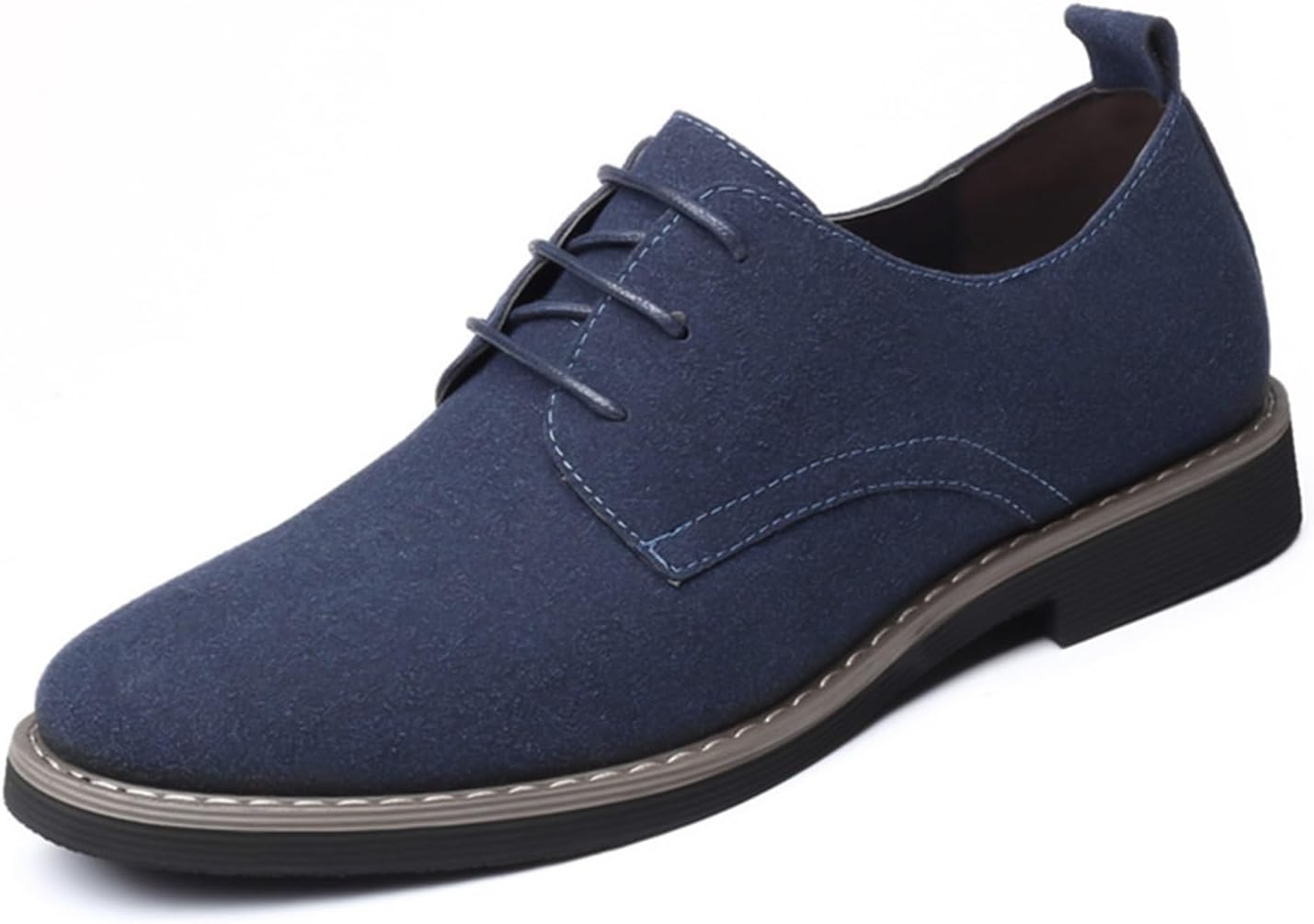 

Мужские повседневные туфли из замши Бизнес-классические туфли для мужчин Dmgyck, синий