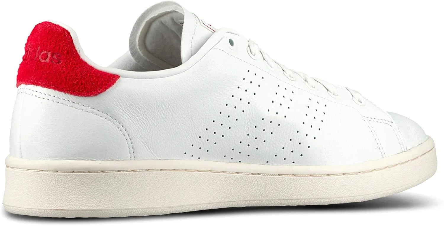 Кроссовки Adidas Herren Advantage Tennisschuhe, Ftwr White Scarlet — фото 4