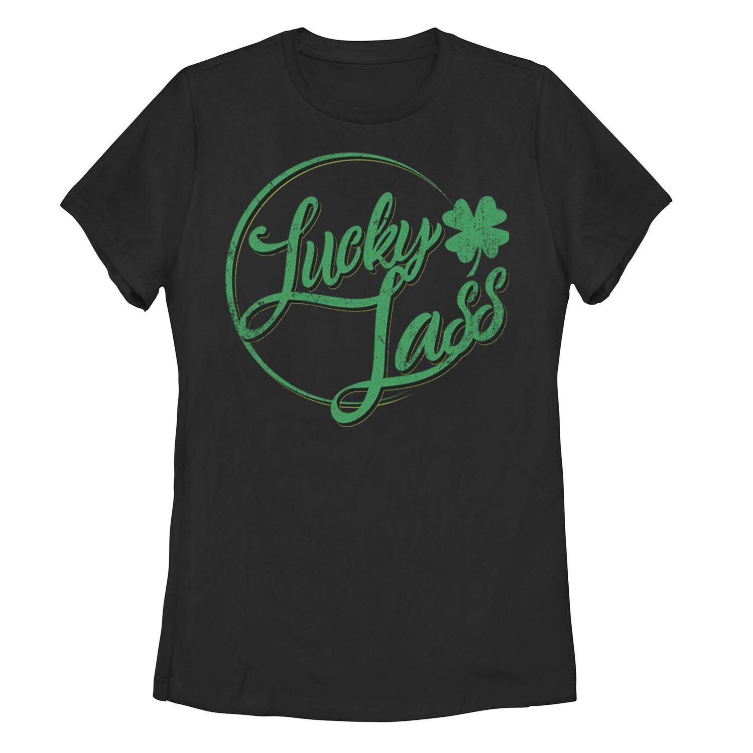 

Детская футболка с рисунком Lucky Lass ко Дню Святого Патрика