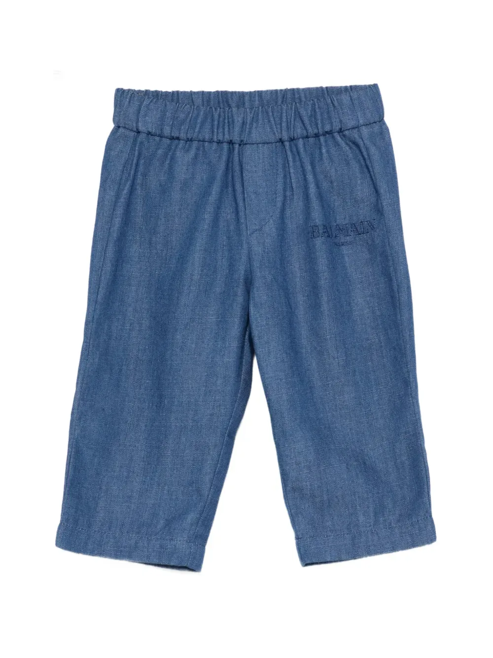 Джинсы на резинке Balmain Kids, синий