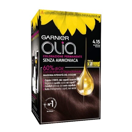 

Перманентная краска для волос Olia Marron Glace, Garnier